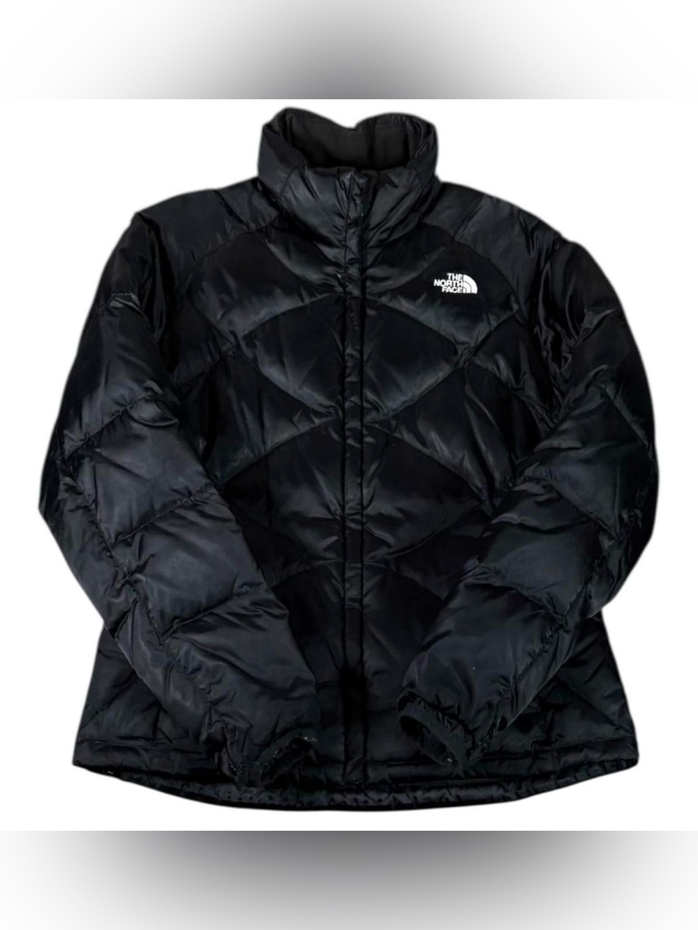 The North Face Aconcagua 550 Down Puffer Full Zip Jacket Black Women’s Large